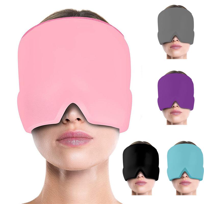 Повязка на голову Тепло Лед Облегчение Мигрени Гелевая Охлаждающая Повязка для Головы Терапия Облегчение Головной Боли