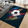 Soccer Ball with Neon Lines suitable as a non-slip mat for the living room or bedroom sofa