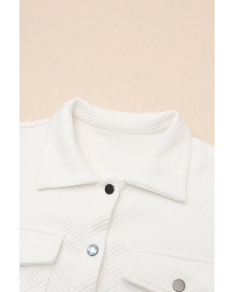 Azura Exchange Фактурная куртка с карманом-клапаном на пуговицах