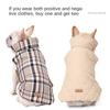 Pet Clothing Waterproof and Warm In Autumn and Winter, Big Dog Dog Clothes Fashion, Wearing Dog Clothes On Both Sides.