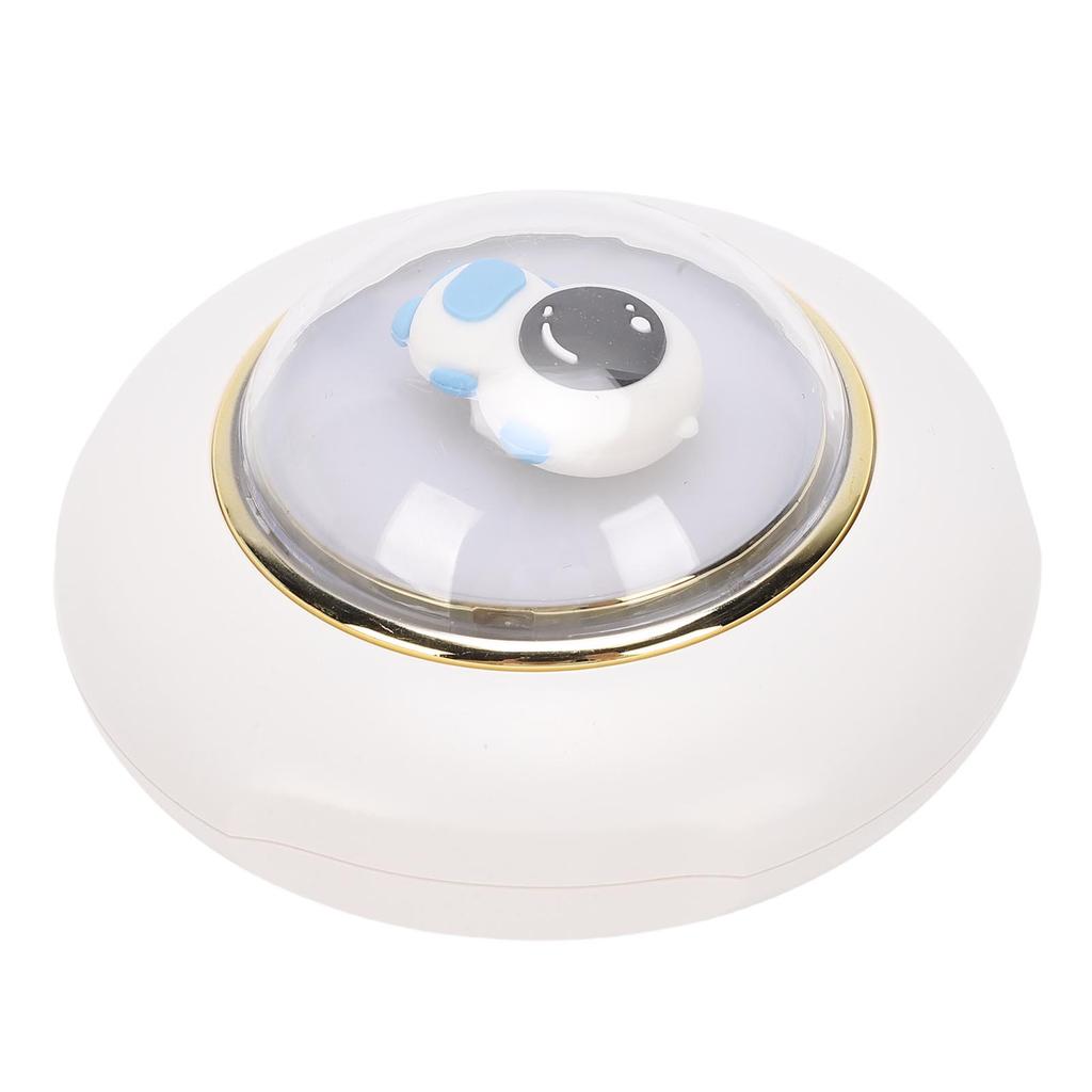 Small Hand Warmer with Night Light Astronaut Rechargeable Hand Warmer for Office Outdoor Travel White