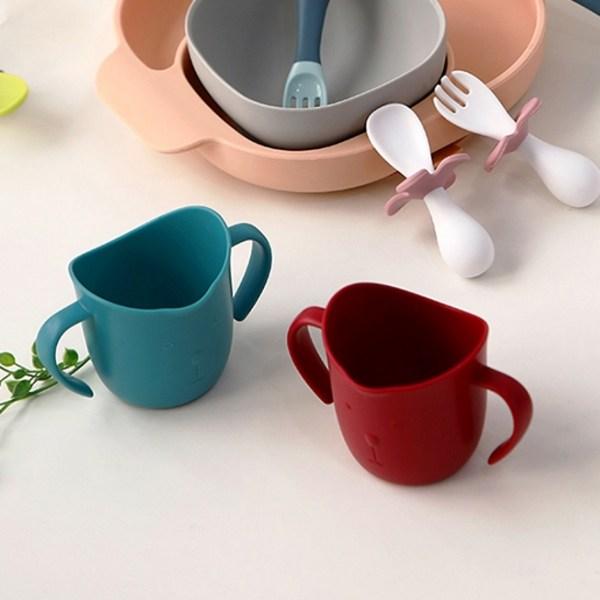 Mom Tree Baby Training Both Hands Cup, Green, 1 Piece