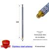 Stainless Steel Telescopic Antenna for Remote Control Toy Cars, 4/5/6 Sections, M3 Thread