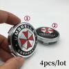 4pcs/lot UMBRELLA CORPORATION Emblem 60MM Car Wheel Center Hub Caps Badge Accessories for Modification Car Wheel Hub Cover