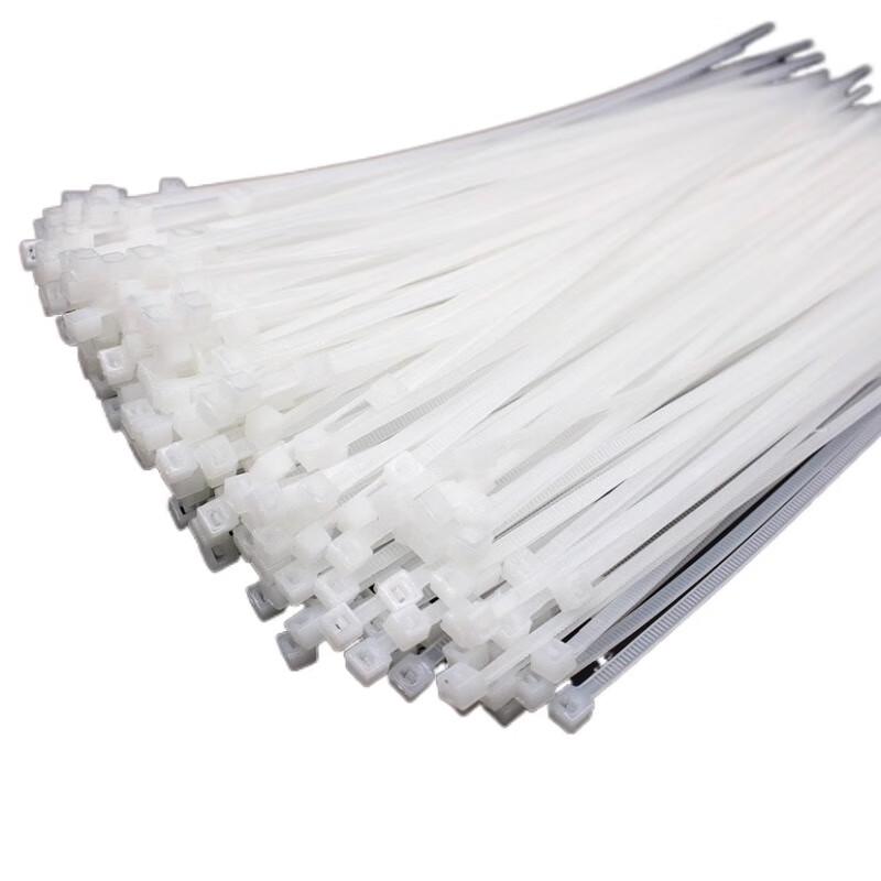 White Self-locking Nylon Cable Ties (2.7mm x 300mm)