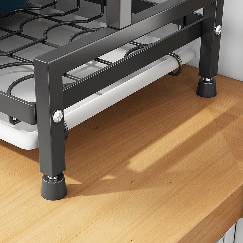 Multi-Layer Kitchen Dish and Bowl Rack with Drainage System