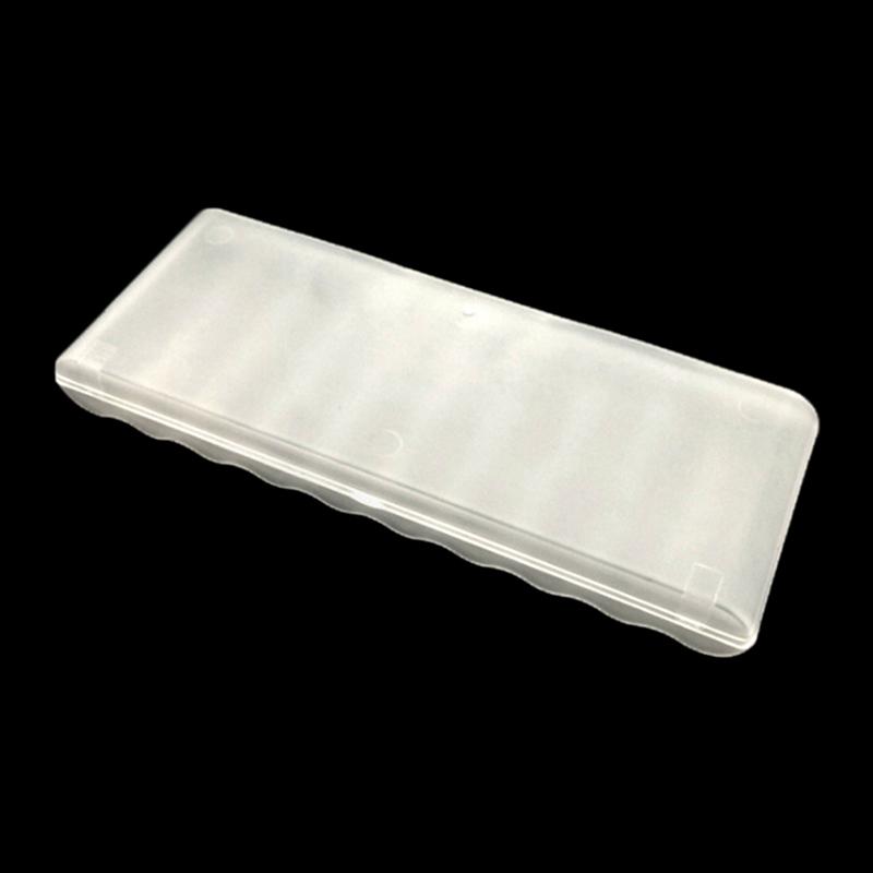 Portable Plastic Battery Case Cover Holder Storage Box For 10Pcs Aa Batteries