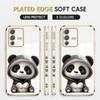 For Honor 90 70 50 X7a X9a P30 Pro P40 Lite Infinix Hot 40i 30i Vivo Y22 Y18 V30 Pro V40 Cute Cartoon Panda Soft TPU Full Lens Protect Case