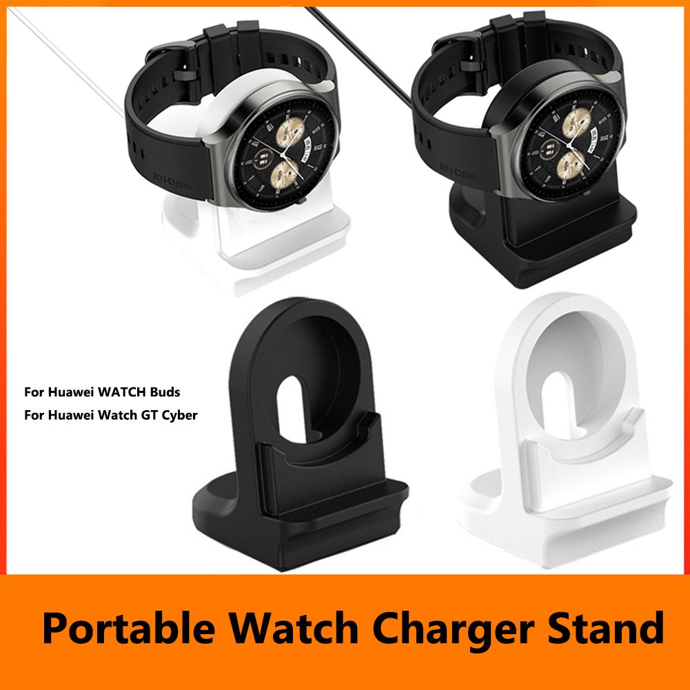 Portable Vertical Base Non-slip Watch Charger Stand Support Lightweight Accessories for Huawei WATCH Buds/Huawei Watch GT Cyber