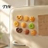 Decorative Kitchen Magnets Simulated Cookie Refrigerator Magnet, 3D Fake Food Fridge Gadgets Memo Notes Photo Holder for Home Decor Office Whiteboard