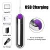 Перезаряжаемые USB Секс-продукты Сильная вибрация Водонепроницаемый Мини Вибратор-пуля Массажер для точки G Секс-игрушки для женщин Стимулятор клитора 10 скоростей
