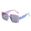 22 Temperament Large Size Square Small Fragrant Sunglasses, Mandarin Duck Legs Contrasting Sunglasses