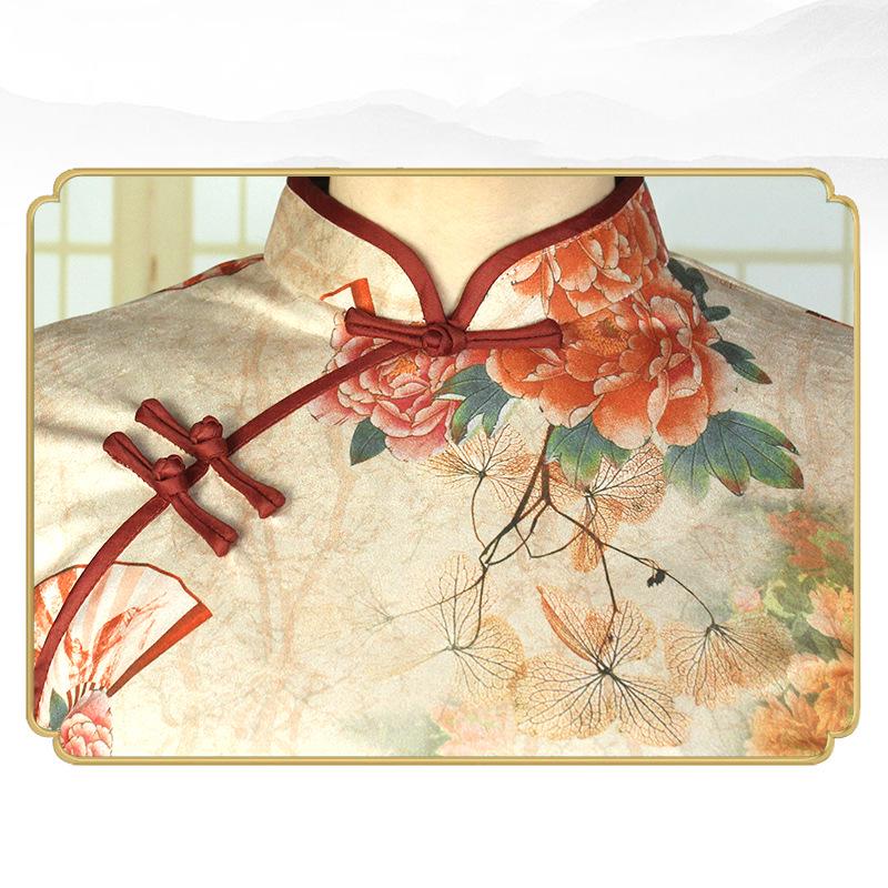 Hengmeihe Cheongsam Satin Hemming Strip, 0.85cm, Solid Color, Imitation Silk, Non-Iron, Women's Sewing Accessory