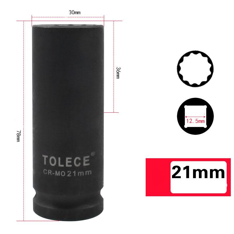 1/2 inch Torx Socket Wrench Head Metric Air Pneumatic Socket Wrench Head 8-41mm Standard Durable Car Auto Truck Repair Tools