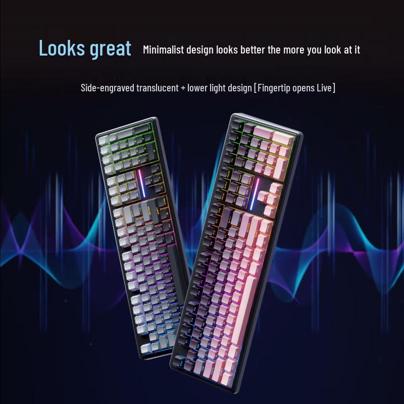 Механическая RGB проводная клавиатура и мышь
