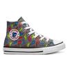Converse Chuck Taylor All Star Удобные детские парусиновые кеды с высоким верхом, детские кроссовки с мультяшным динозавром 666200C