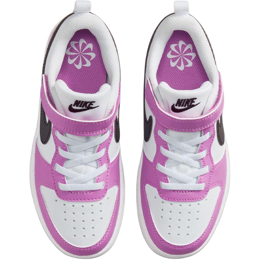 Nike Кеды Court Borough Low top для скейтбординга Розово-белые Детские DV5457-136