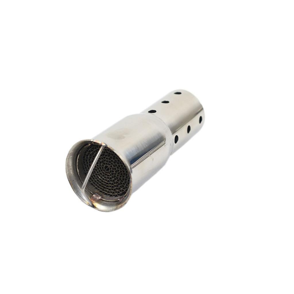 Motorcycle Parts Off Road Dirt Bike Exhaust Muffler Compatible with Honda Stainless Steel Noise Reduction Back Pressure Insert