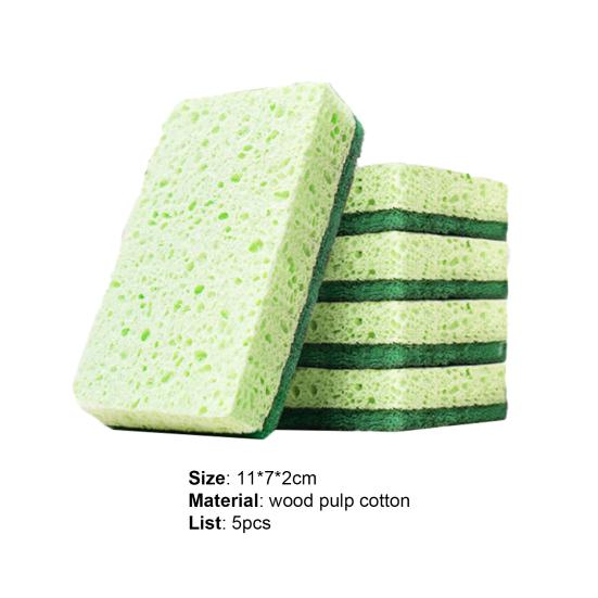 Unique Washing Sponge Dual-side Use Rich Foam Reusable Good Water Absorption Cleaner