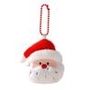 Christmas Tree Plush Ornaments Small Plush Santa/Tree/Wreath Christmas Hanging Ornaments Soft Mini Stuffed Toy for Xmas Tree Party Decor