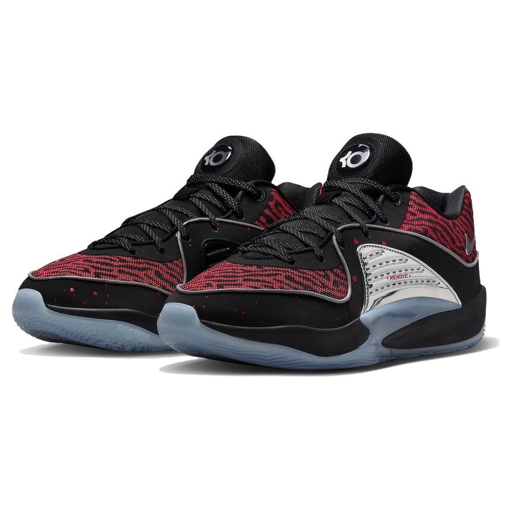 Nike KD 16 Slim Reaper Мужские кроссовки черный металлик-серебристый ярко-малиновый DV2917-004