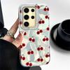 Летний Фруктовый Красная Вишня Чехол для Телефона Чехол для Samsung Galaxy A56 A36 A26 A16 A55 A25 A15 A14 S24 S25 S23 Силиконовая Задняя Крышка