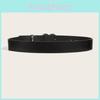 Retro Color Solid Summer Punk Leather Belt With Heart Snap Closure Trendy Look
