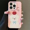 Для Apple Щенок для Apple 16promax/15 Чехол для телефона 14plus Личи Рисунок 13p Мягкий чехол 12 Анти