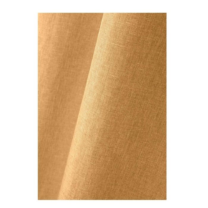 Rideau - Bea - 140 x 280 cm - Camel - Œillets en métal argenté - Tissu tamisant