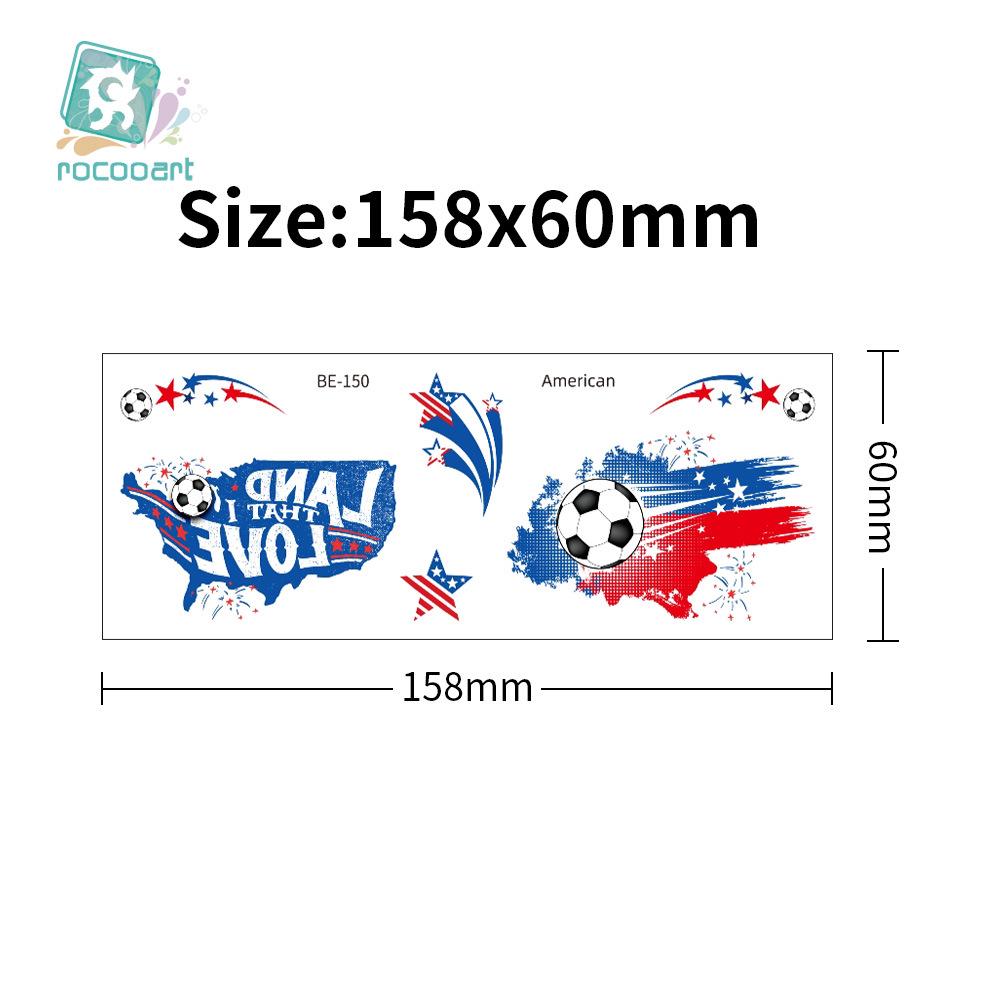 Rikaron Cross-border World Cup Face Tattoo Fan Stickers