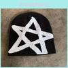 Winter Fivepoint Star Knitted Hat With Ear Coverage For Men Women Outdoor Use