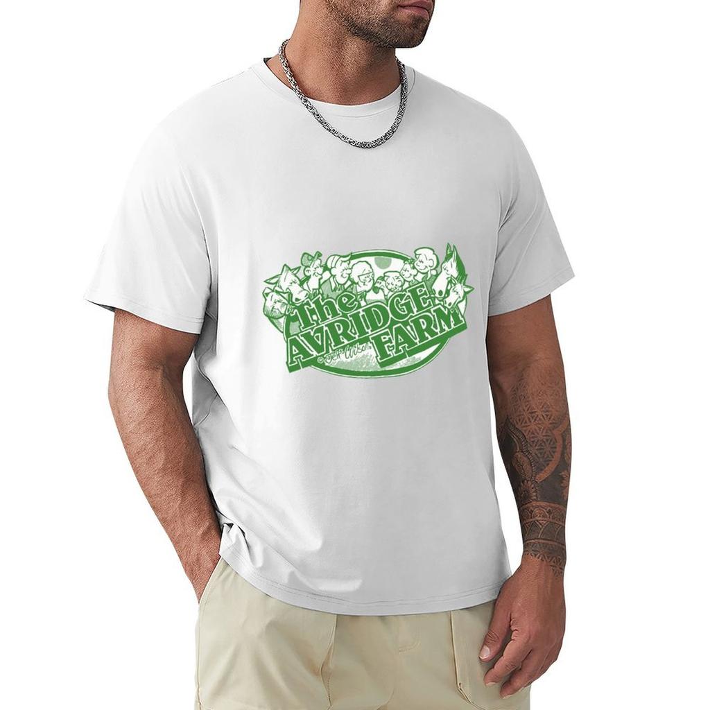 The Avridge Farm Green Tshirt Summer Fashion Casual Tee Shirt