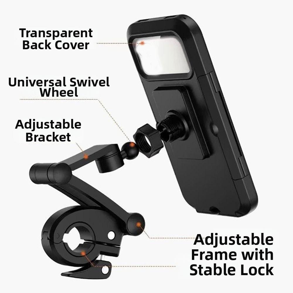Adjustable Bicycle Phone Holder 360° Swivel Phone Navigation Holder GPS Navigation