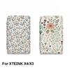 Anti-fall Protective Cover Floral Pattern Folio Shell Premium Magnetic Case for XTEINK X4/X3