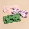 3Pcs/Lot Soft Baby Headbands Elastic Headwear Cute Headwrap  for 0-2Years