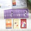Lilac Rune Card Set with Guidebook for Beginners AMENOMAME 25 Cards with Japanese Guidebook [Authentic]