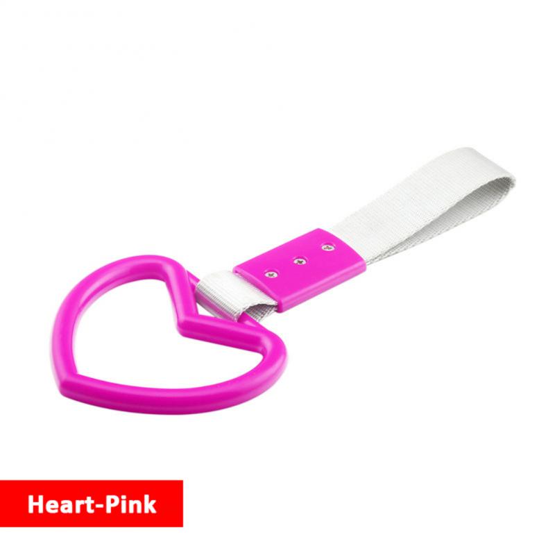 Tsurikawa Heart JDM Train Bus Handle Hand Strap Styling Drift Charm Strap Drift Auto Accessories Car Strap