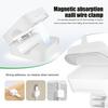 Магнитный органайзер для кабелей, самоклеящийся, для дома, офисного стола, держатель для зарядного кабеля телефона, шнура для передачи данных, зажим для укладки силовых проводов