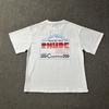 Vintage High Street RHUDE Print Loose Fit Short Sleeve T-Shirt Young Men