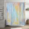 Abstract Watercolor Shower Curtain 3D Printed Waterproof Fabric for Bathroom Decor In Multiple Colors