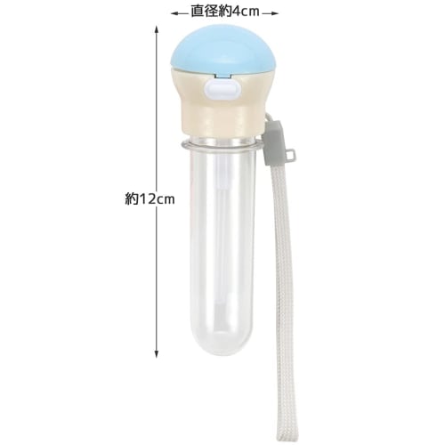 Skater Plastic Bottle Straw Cap 350ml 500ml with Mobile Case Blue X White PSHC5S-A