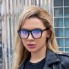 Box Sunglasses Women'S High-End Sunglasses Men'S Trendy Shades Glasses