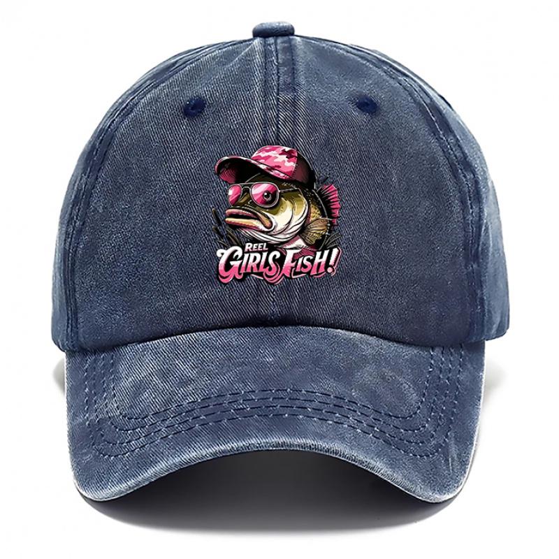 pc Fish Printed Baseball Hat Street Style Hats for Men Beach Hat for Women Breathable Hat Baseball Caps Adjustable DAD Hat