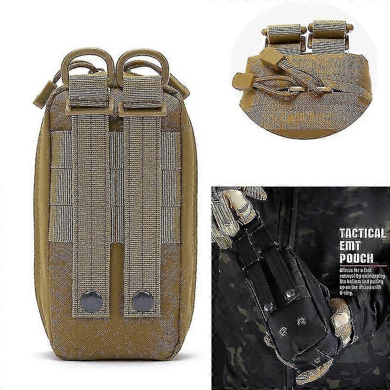 EVAGO Molle Medical Pouch, Tourniquet Holder Tactical First Aid Pouch, Ifak Pouch, Emergency Survival Bag For Camping