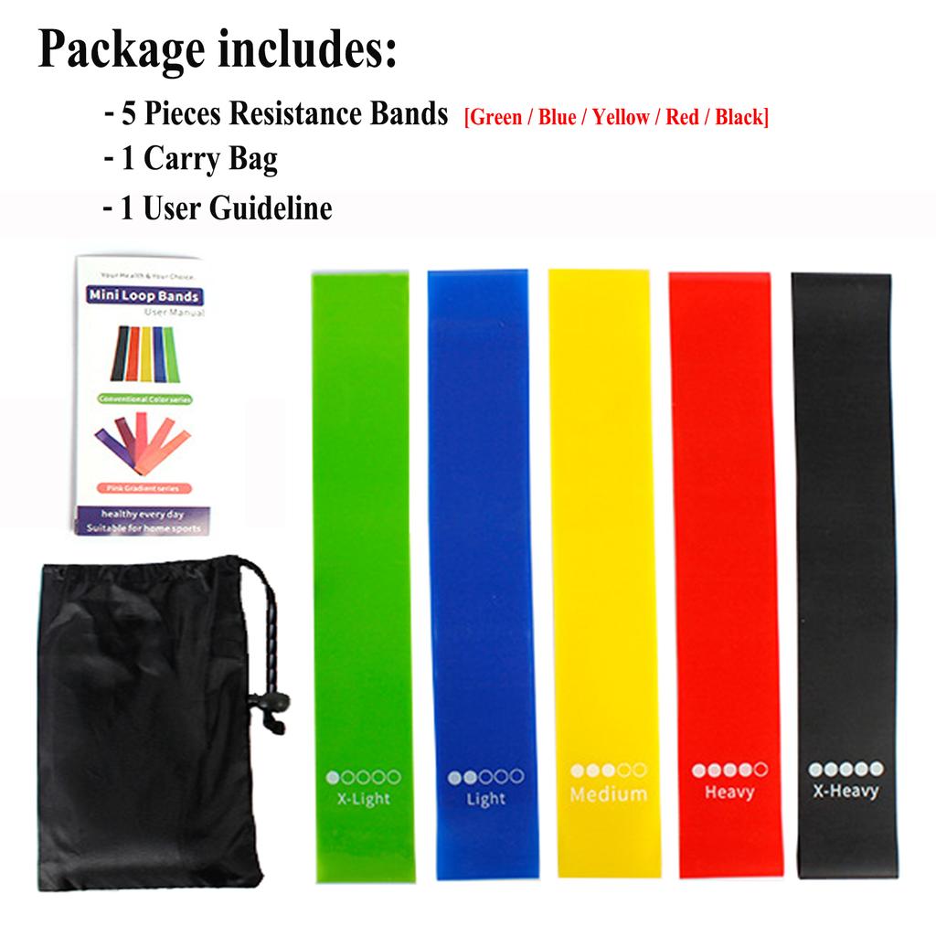 5 уровней набор эспандеров для мужчин и женщин, ленты для упражнений для дома, тренажерный зал, тренировки, йога, фитнес, эластичная лента