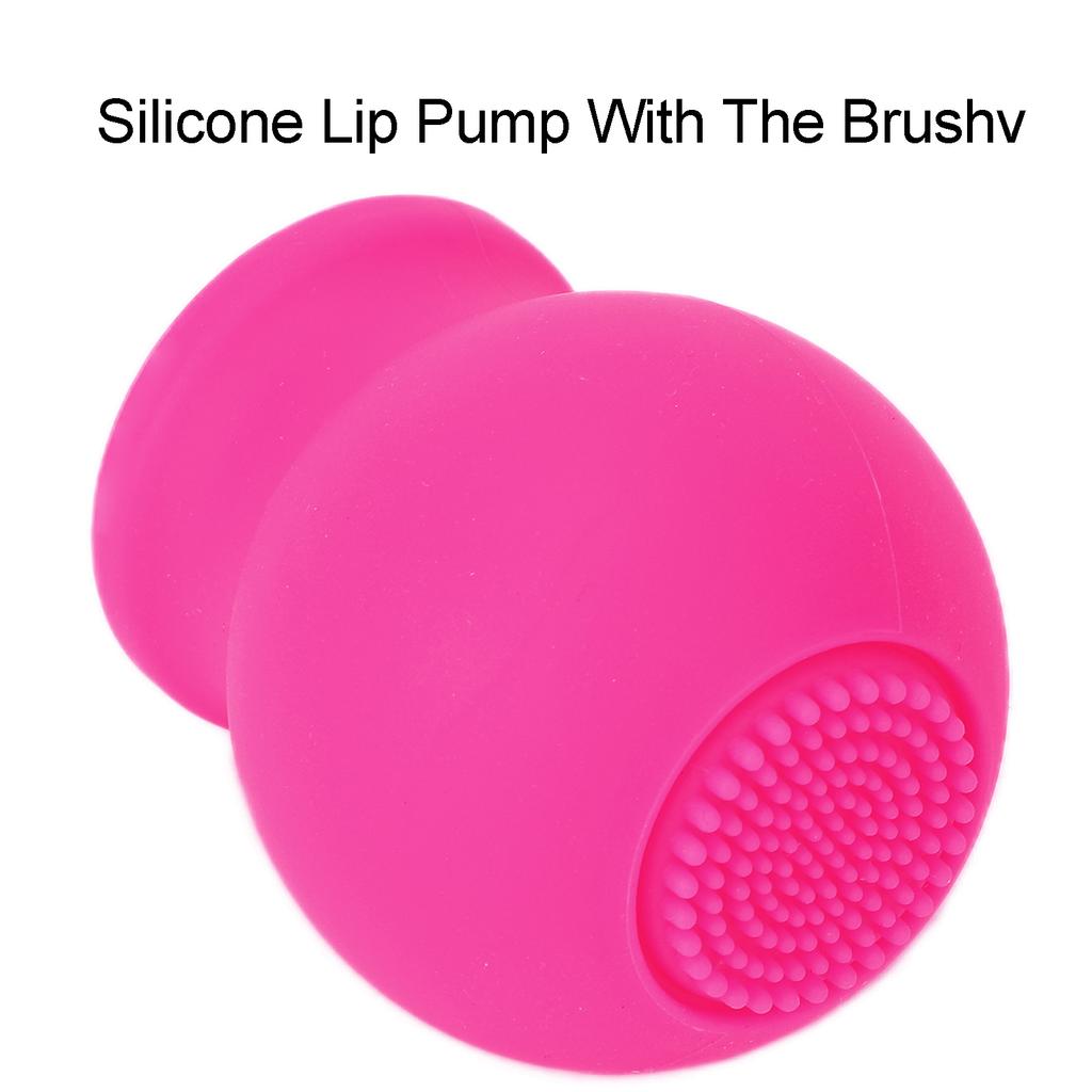 Lip Plumper Device Buty Mouth Quickly Face Cln Silicone Lip Pump With Brush