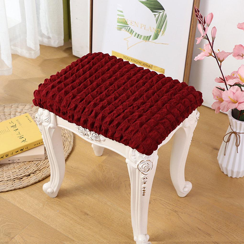 2 шт./комплект эластичный чехол для туалетного столика модный для любой обстановки многоцелевой тканевый эластичный прямоугольный чехол для барного стула, бежевый