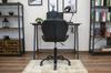 NOTO eco-leather swivel chair - black