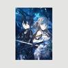 Японский аниме Sword Art Online Плакат Ретро Белые бумажные постеры Фреска Настенная живопись Домашний декор Гостиная Бар Кафе Украшение Картина