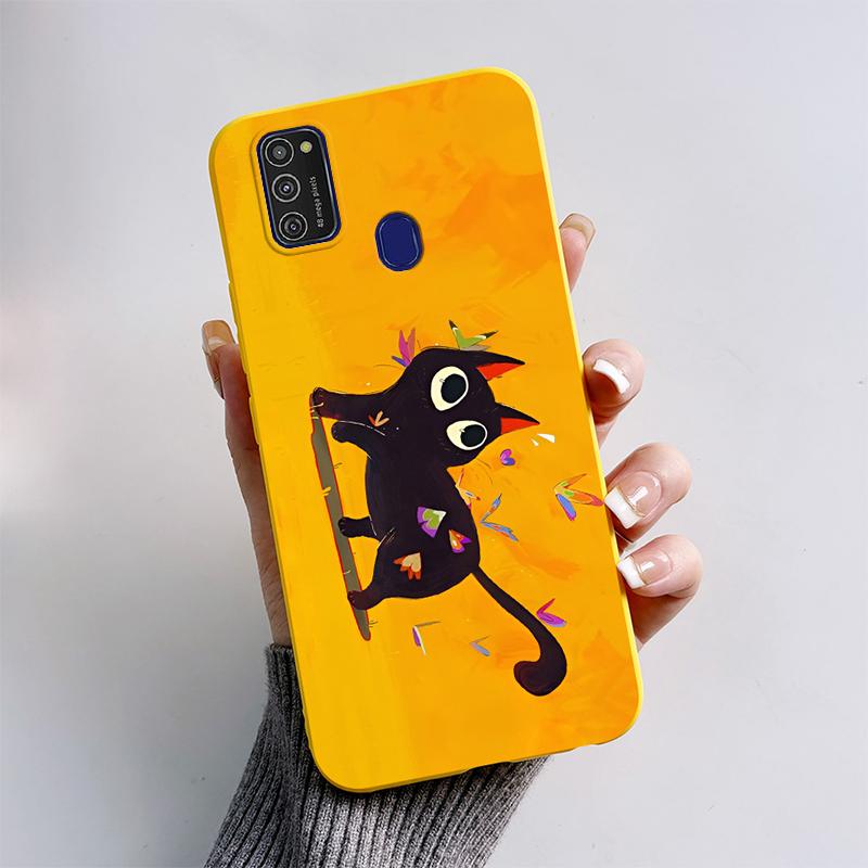 Для Samsung Galaxy M21 M30S M31 M31s Чехол Мягкий Силиконовый Задняя Крышка Телефона Для Samsung M31 M31S M30s M21 M 30 s Чехол Мультяшный Funda